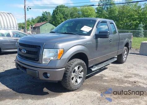 2013 Ford F-150 Stx из США, поврежденный, VIN 1FTEX1EM9DFC99848